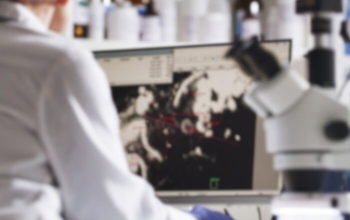 lab onderzoek wetenschap computer